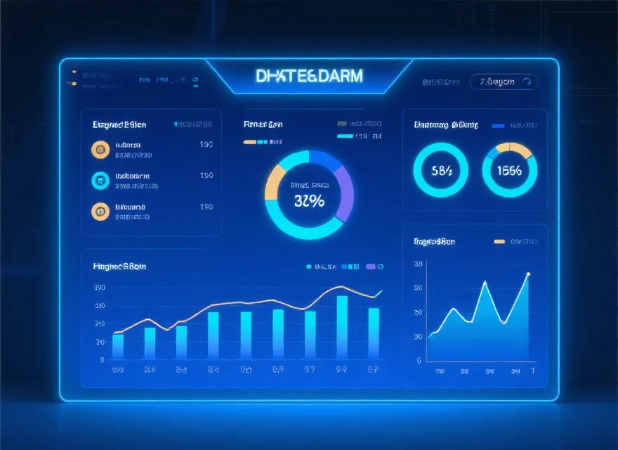 开奖直播数据看板示意图